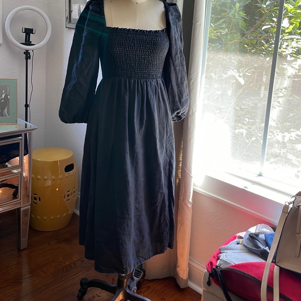 Jcrew boho black dress